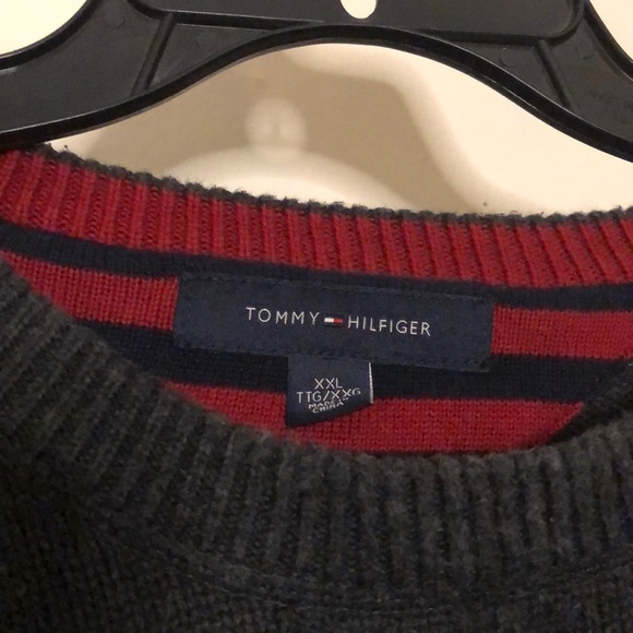 Tommy Hilfiger Men’s Dark Grey Sweater XXL - Picture 2 of 3